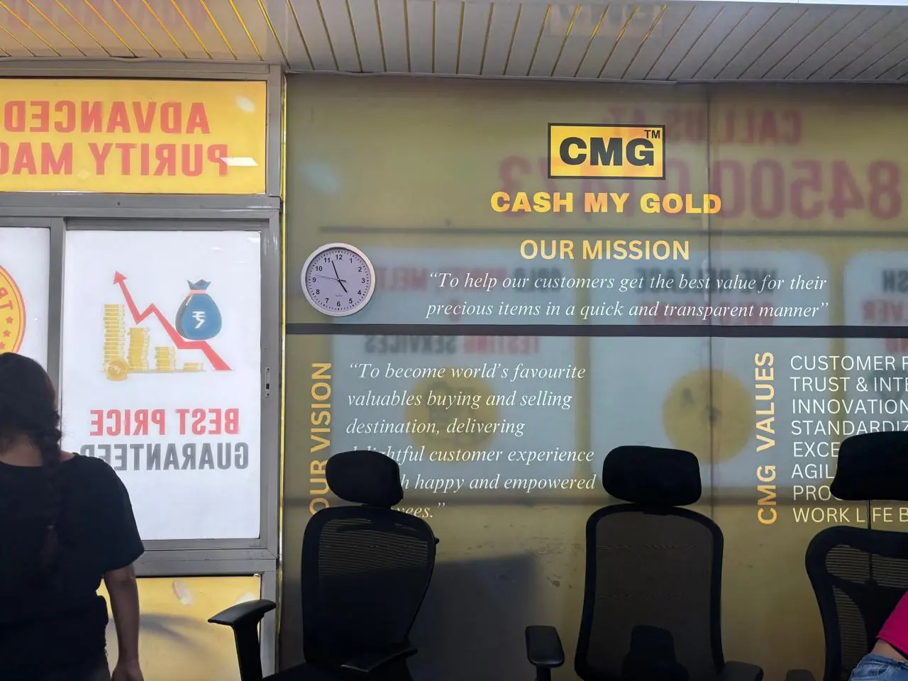 CMG mission and vision wall